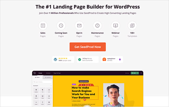 seedprod-drag-and-drop-landing-page-builder-WordPress - RafflePress SeedProd is the best drag and drop landing page builder plugin for WordPress