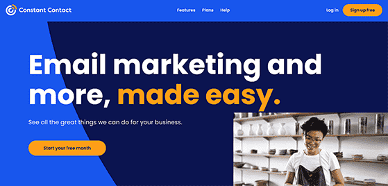 Constant Contact free email marketing service